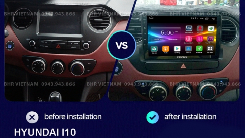 Màn hình DVD Android xe Hyundai i10 2014 - 2020 | Zestech Z500